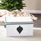 Household Essentials Green & White Ornament Storage Box